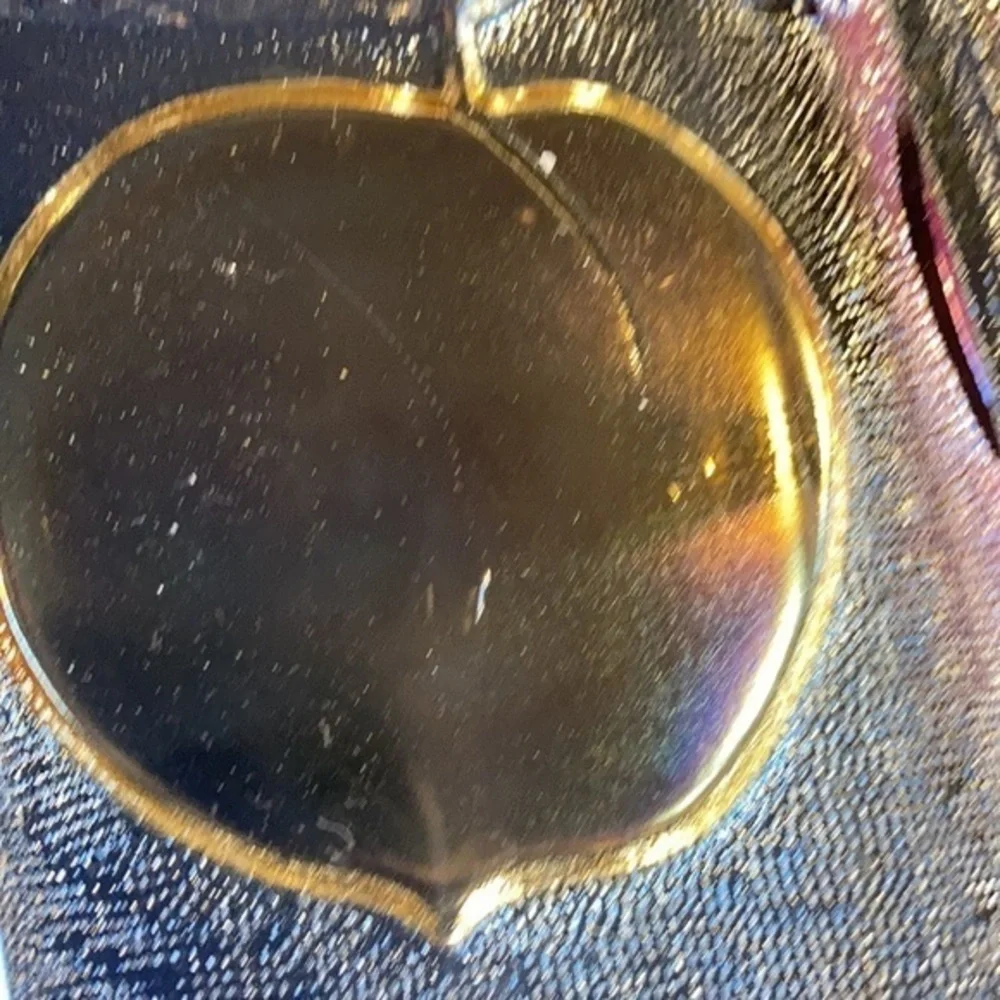 Fruit sectional glass serving tray
